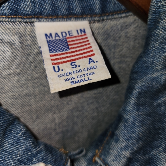 VINTAGE DICK CLARK'S AB Denim Jacket - Picture 3 of 5